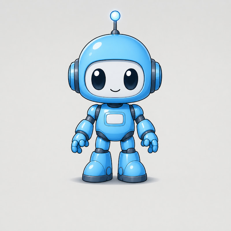 Bit, the friendly robot narrator